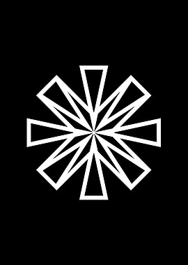 Black Sacred Geometry Rune