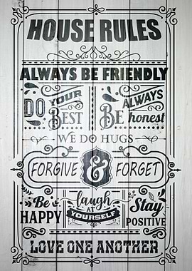 HOUSE RULES 01 WHITE WOOD