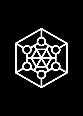 White Sacred Geometry Seal