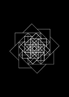 White Glyph Mandala Rune