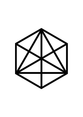 White Sacred Geometry Seal