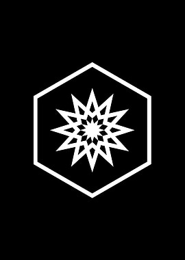 Black Sacred Geometry Rune