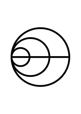 Black Glyph Mandala Rune