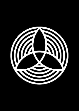 White Sacred Geometry Seal