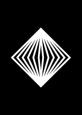 Black Geometric Glyph Rune