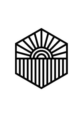 Minimalist Geometric Glyph