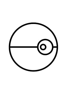 Black and White Glyph Rune