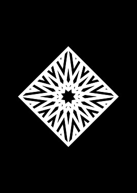 White Sacred Geometry Seal