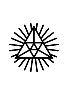 White Glyph Mandala Rune