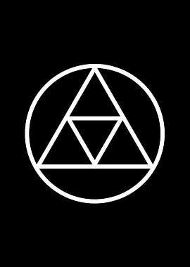 Black Sacred Geometry Rune