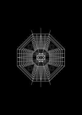 Minimalist Geometric Glyph