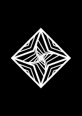 Black Sacred Geometry Rune