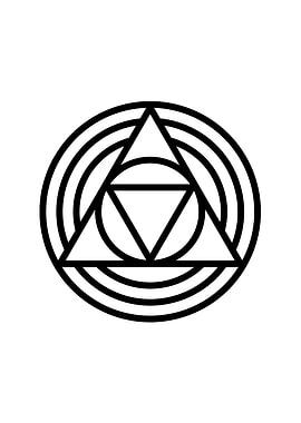 Black Glyph Mandala Rune