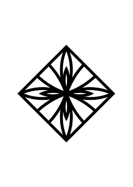 Black Sacred Geometry Rune