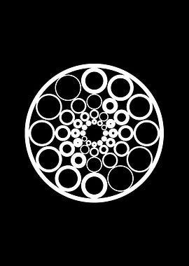 White Glyph Mandala Rune