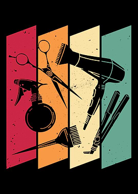 Retro Hairdresser Vintage