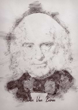 Sketch Martin Van Buren
