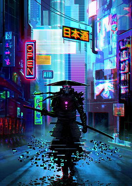 samurai pop art