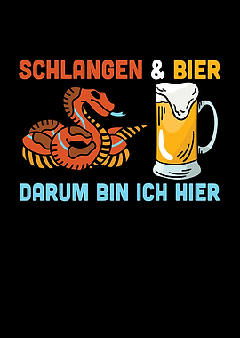 Schlangen Bier Spruch