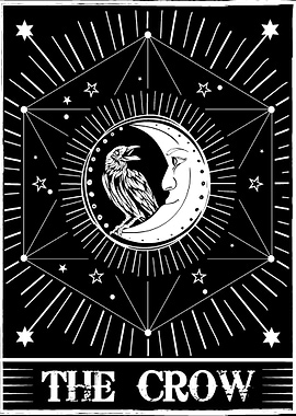 Crow Raven Tarot Occult