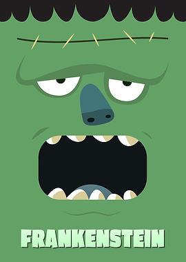 Frankenstein Face Monster