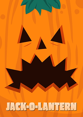 JackOLantern Face Pumpkin