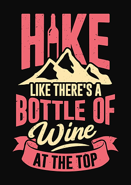 Funny Hiking Girl Design