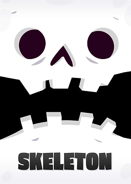 Skeleton Face Halloween