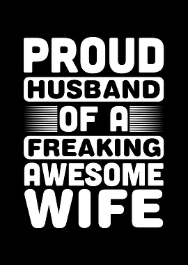 Pround husband wife