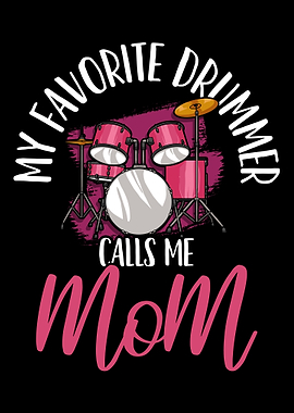 Drummer Mom Drumset Drummi
