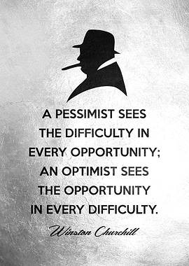 Winston Churchill Optimism