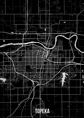 Topeka dark map