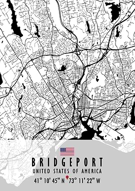 Bridgeport Map USA