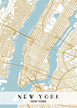 New York City Map USA