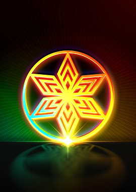 Prismatic Neon Magic Seal