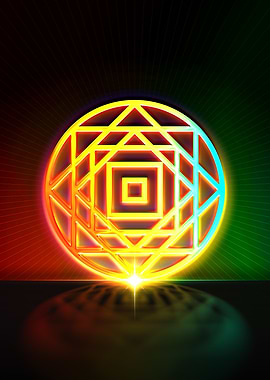 Rainbow Neon Magic Seal