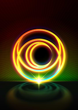 Neon Glyph Mandala Rune