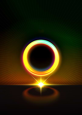 Neon Glyph Mandala Rune