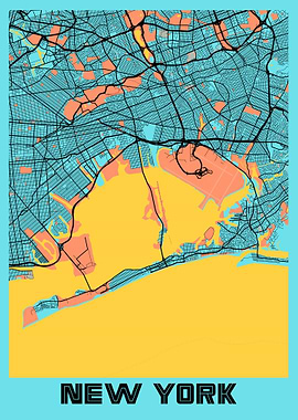 New York City Map USA