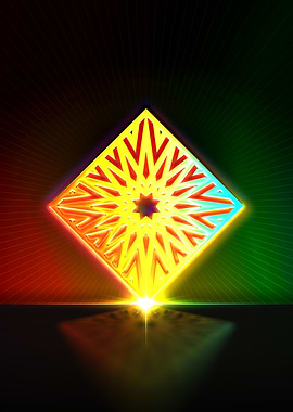 Rainbow Neon Magic Seal