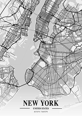 New York City Map USA