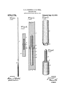 Billiard Cue Patent