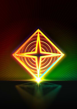 Prismatic Neon Magic Seal