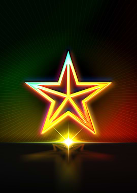 Neon Geometric Glyph Sigil