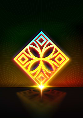 Rainbow Neon Magic Seal