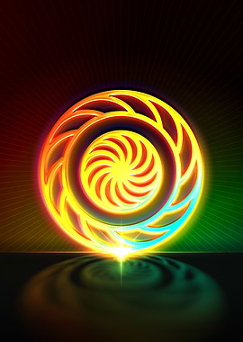 Prismatic Neon Magic Seal