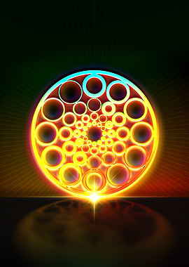 Rainbow Neon Magic Seal