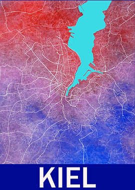 Kiel Germany City Map