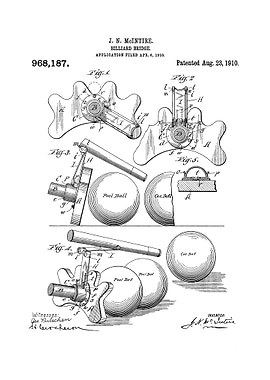Billiard Bridge Patent