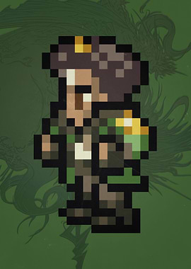 FF XIII Sazh Pixel Sprite